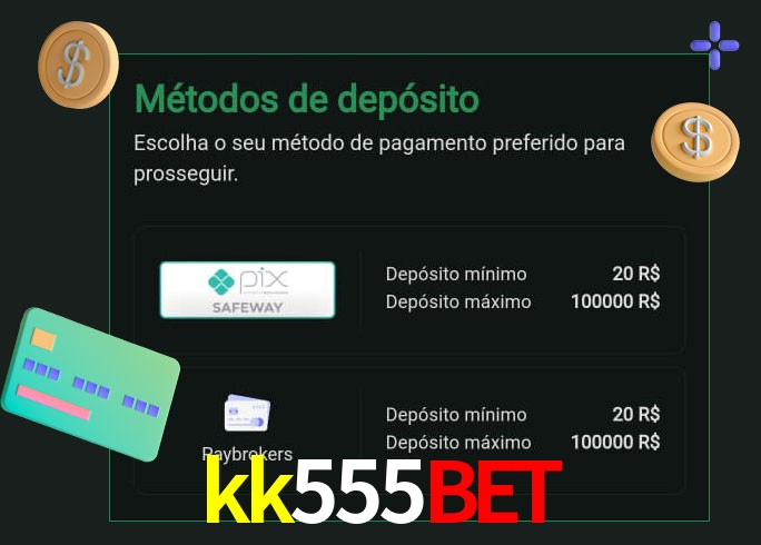 O cassino kk555bet oferece uma grande variedade de métodos de pagamento